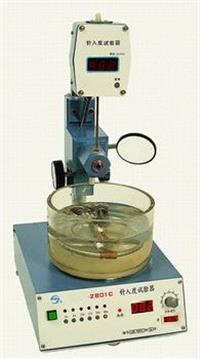 针入度试验器 测石蜡 带恒温浴石油蜡针入度测定仪 石蜡硬度鉴定仪